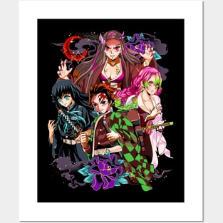 Hashira Team Posters and Art